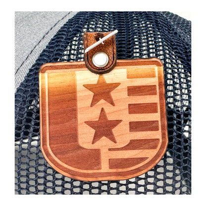 SEVEN FOUR UNION LEATHER UNION LONGHORN - TRUCKER HAT