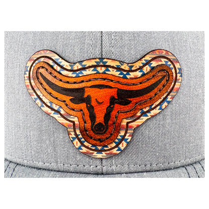 SEVEN FOUR UNION LEATHER UNION LONGHORN - TRUCKER HAT