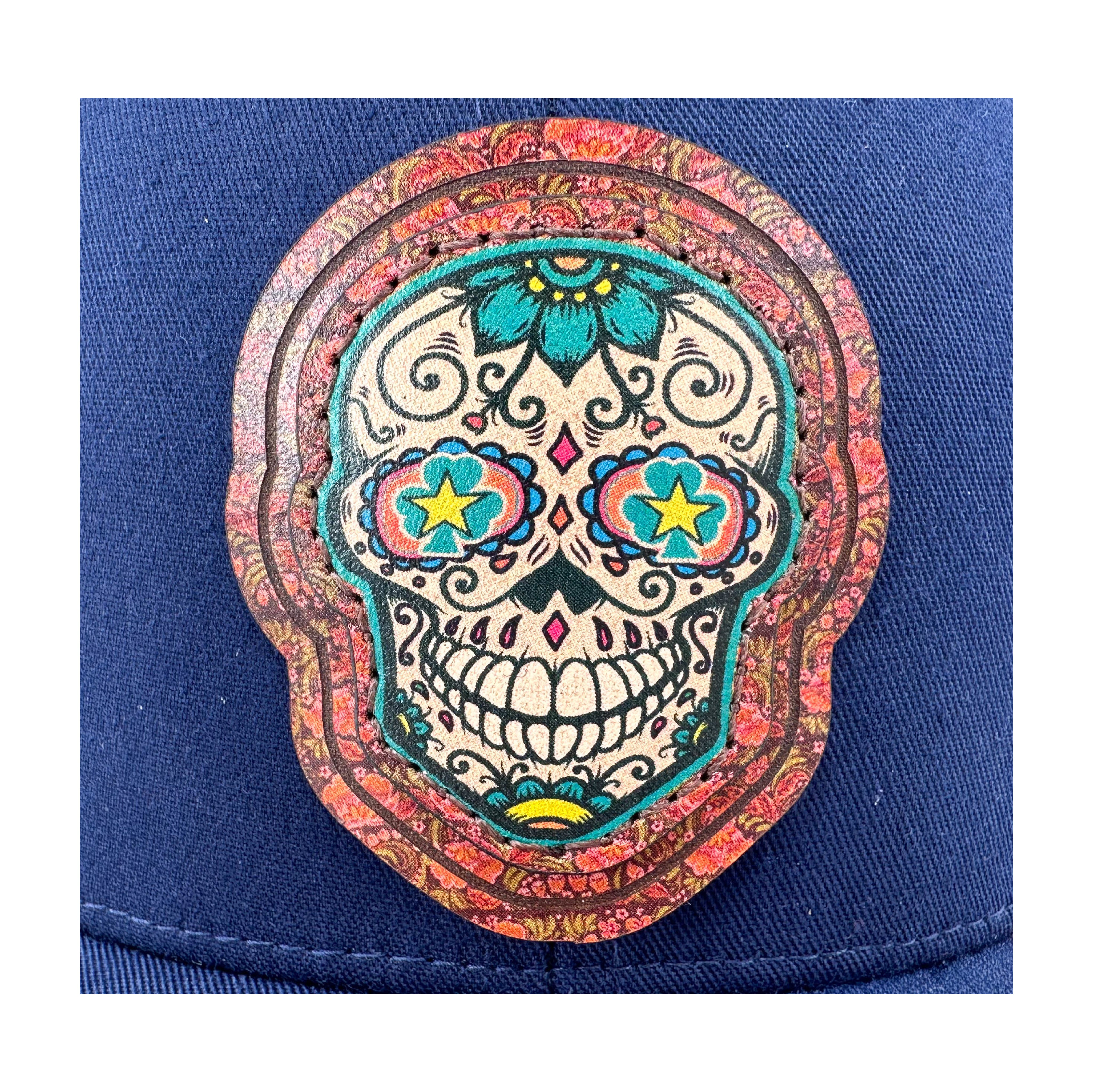 SEVEN FOUR UNION LEATHER DIA DE LOS MUERTOS-LUCKY - TRUCKER HAT