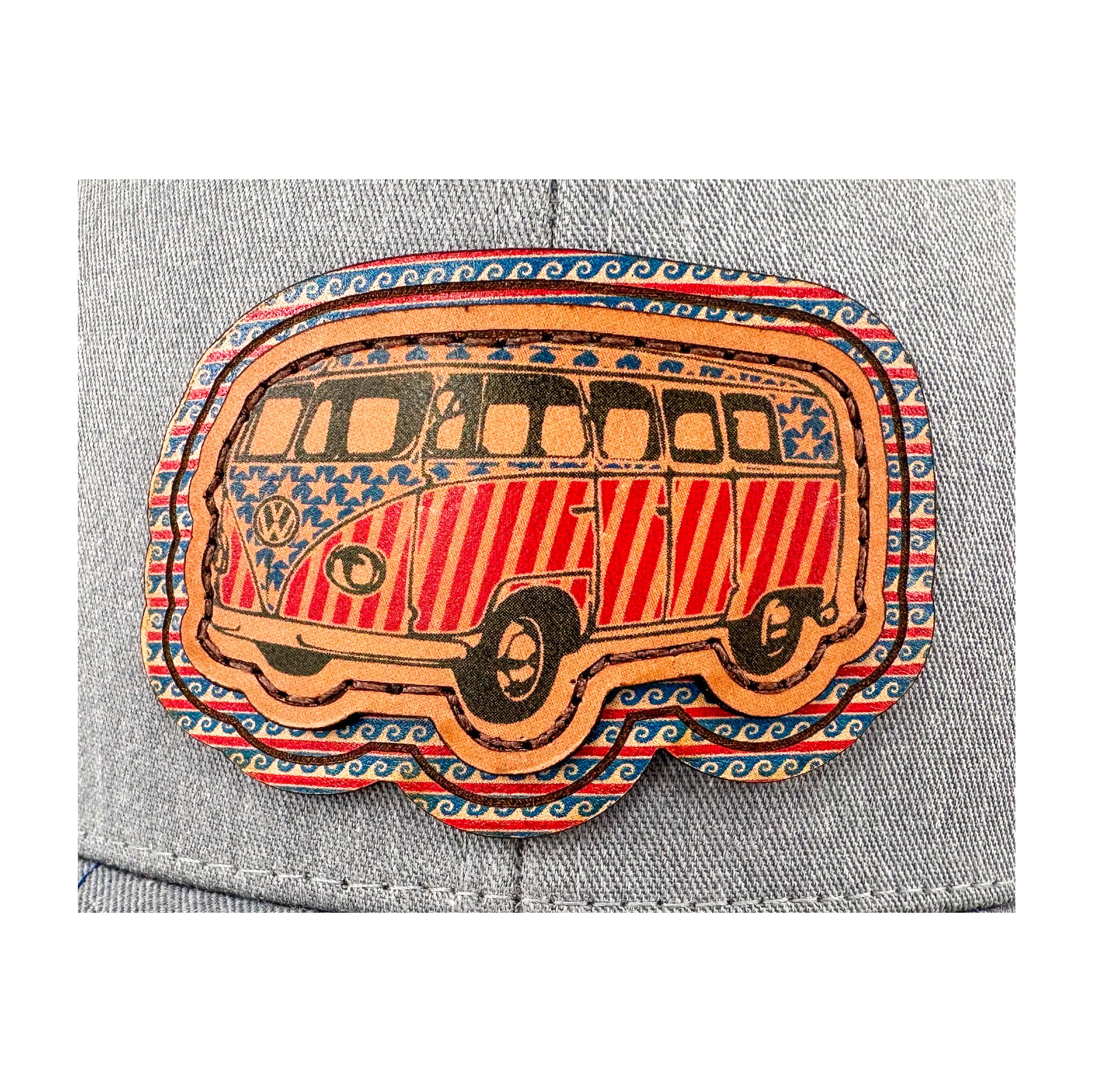 SEVEN FOURT UNION LEATHER VW SURF BUS - TRUCKER HAT