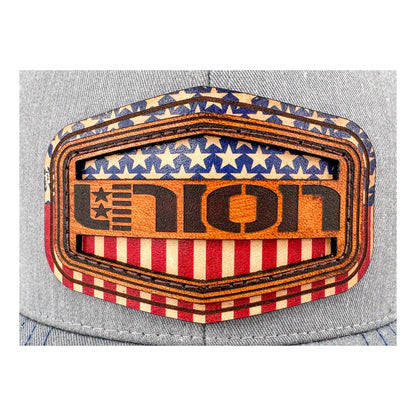 SEVEN FOUR UNION LEATHER-ICON SHIELD PRINTED - TRUCKER HAT