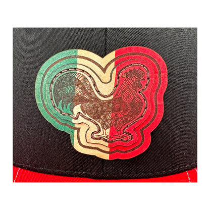 SEVEN FOUR UNION LEATHER MACHO ROOSTER - TRUCKER HAT