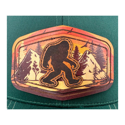 SEVEN FOUR UNION LEATHER-BIG-FOOT MTN - TRUCKER HAT