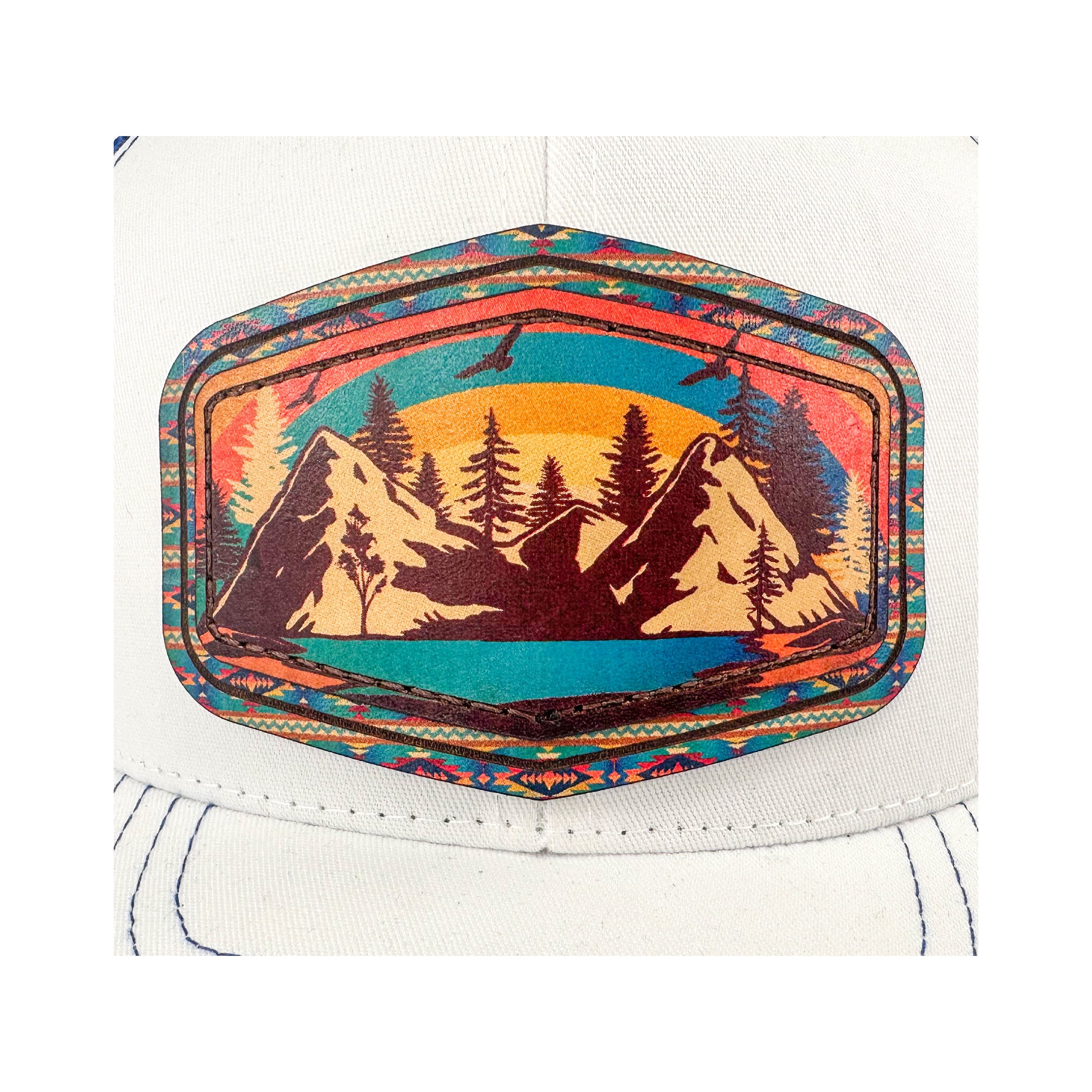 SEVEN FOUR UNION LEATHER-HIGHLANDS LAKE - TRUCKER HAT