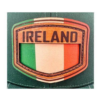 SEVEN FOUR UNION LEATHER IRISH SHIELD - TRUCKER HAT