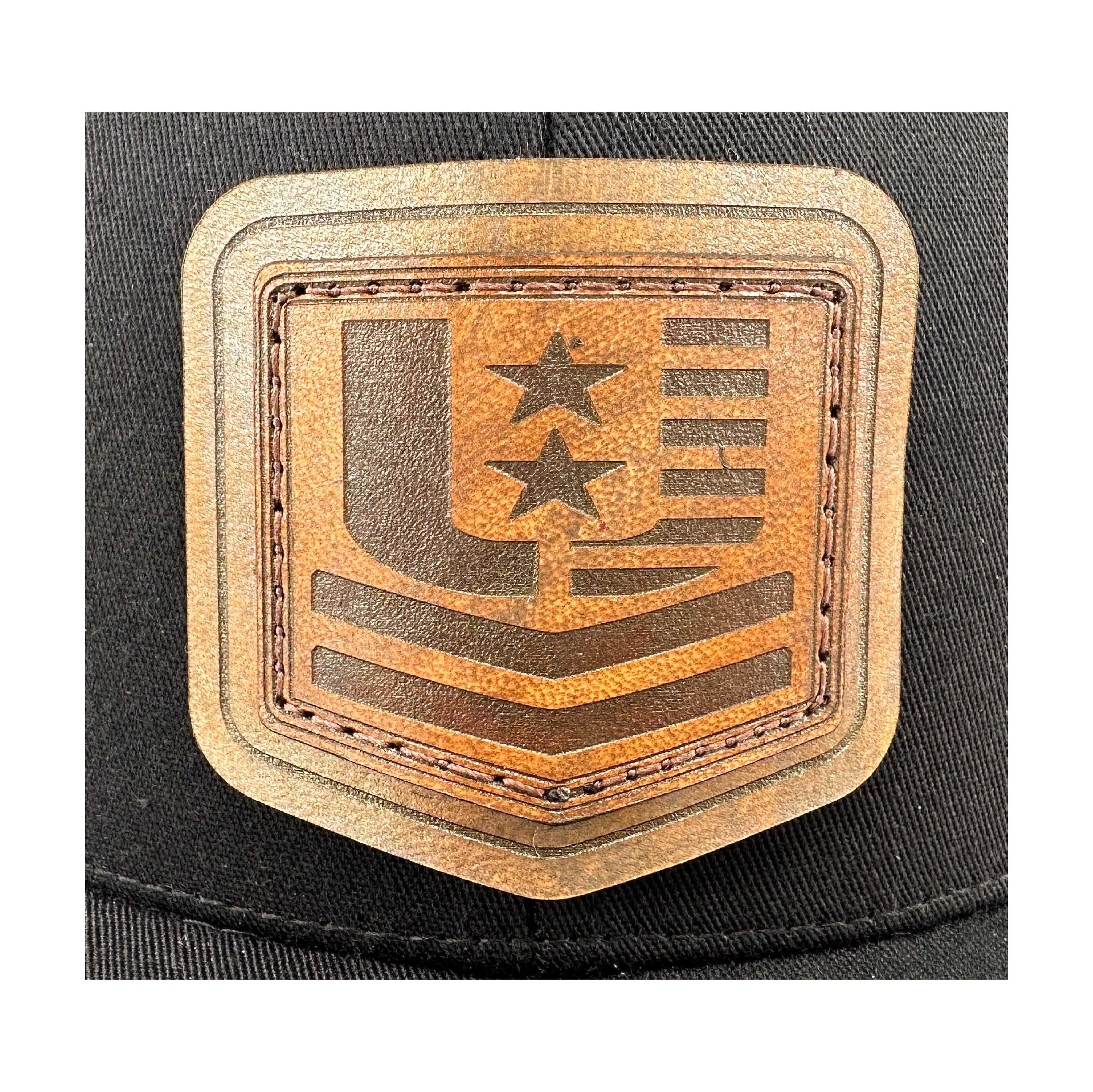 SEVEN FOUR UNION LEATHER-CORPORAL - TRUCKER HAT