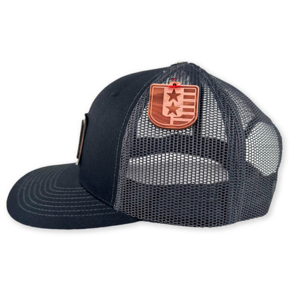 SEVEN FOUR UNION LEATHER-CORPORAL - TRUCKER HAT