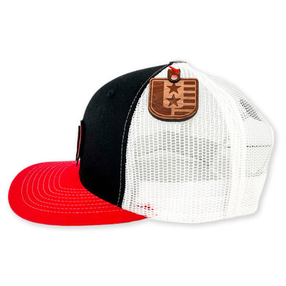 SEVEN FOUR UNION LEATHER MACHO ROOSTER - TRUCKER HAT