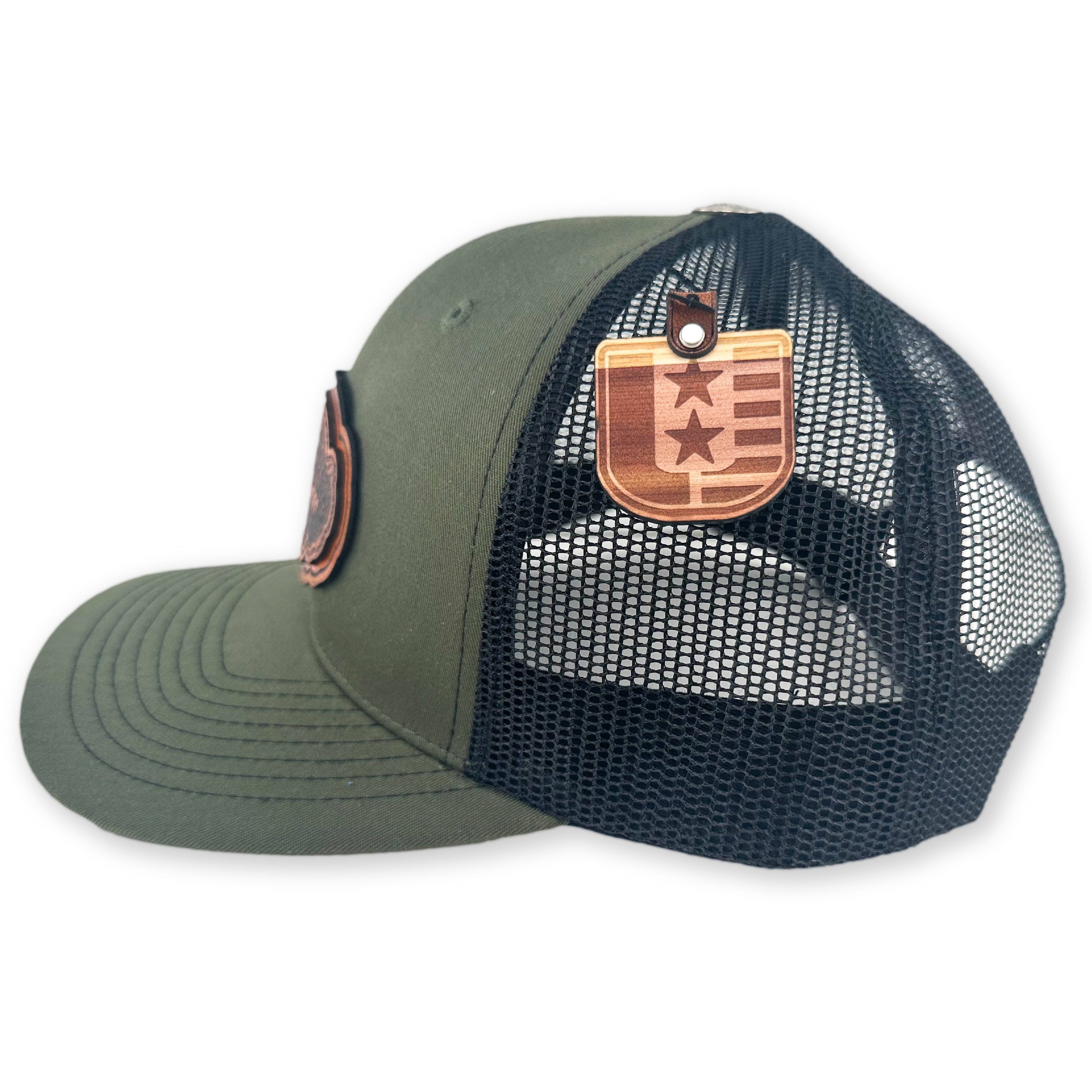 SEVEN FOUR UNION LEATHER WILD BISON - TRUCKER HAT