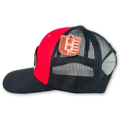 SEVEN FOUR UNION LEATHER RAT-ROD - TRUCKER HAT