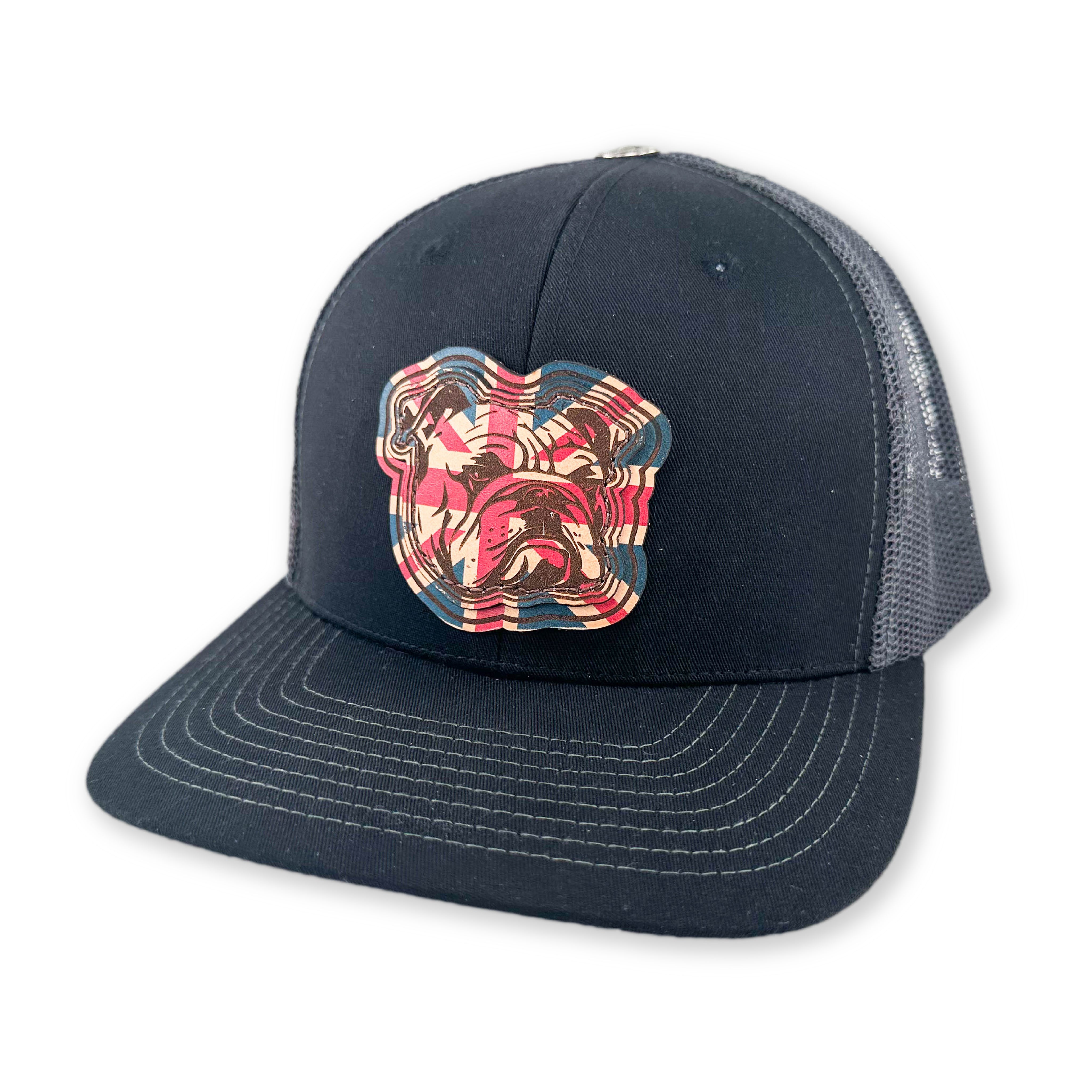 SEVEN FOUR UNION LEATHER BRITISH BULLDOG - TRUCKER HAT